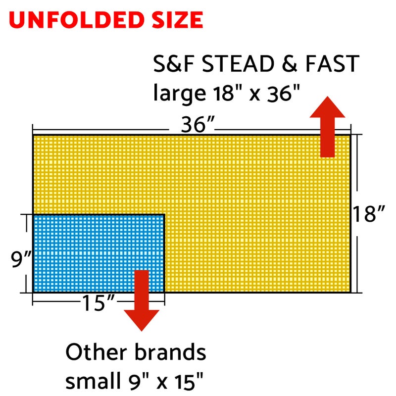 S&F STEAD & FAST Tack Cloth Automotive Painting, 30-pc Tack Cloths for Removing Dust 18" x 36", Sticky Tac Cloths, Professional Grade Tac Rags for Woodworking, Tak Rag Bulk Pack - Image 3